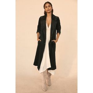 Anthropologie Corduroy Duster Jacket Size 2 New w Tags